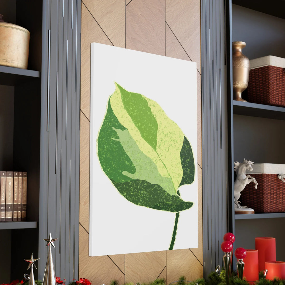 Pothos Canvas Print – Matte Finish Canvas Art Print With Durable Cotton Material - Laura Christine Photography & Design