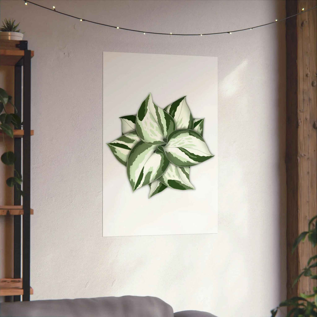 Manjula Pothos Print – Botanical Wall Art | Green Leaf Wall Decor | Unframed