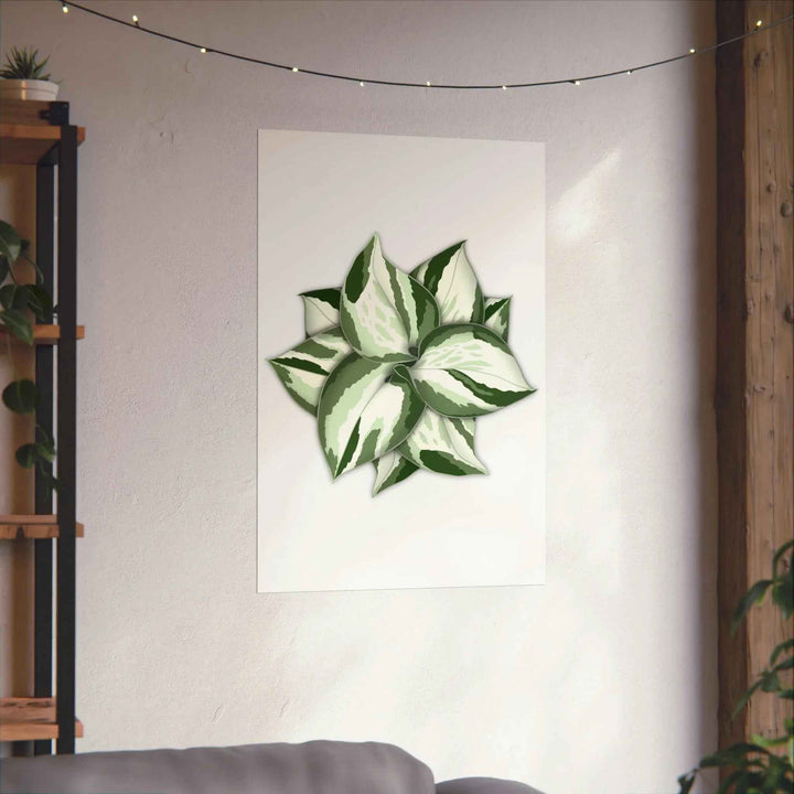 Manjula Pothos Print – Botanical Wall Art | Green Leaf Wall Decor | Unframed