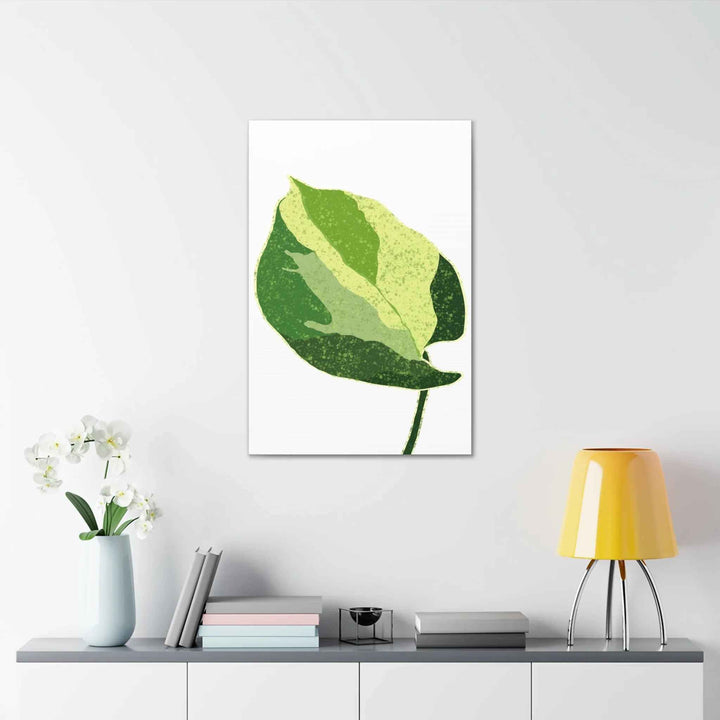 Pothos Canvas Print – Matte Finish Canvas Art Print With Durable Cotton Material