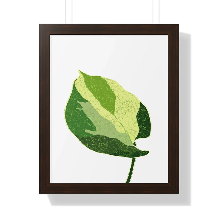 Manjula Pothos Print – Framed Wall Art With Heart Shaped Leaves & Matte Finish