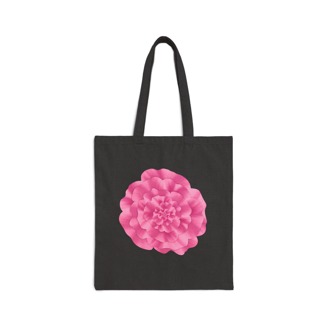 Peony Flower Tote – Organic Cotton Shopping Bag With 20 Inch Handles
