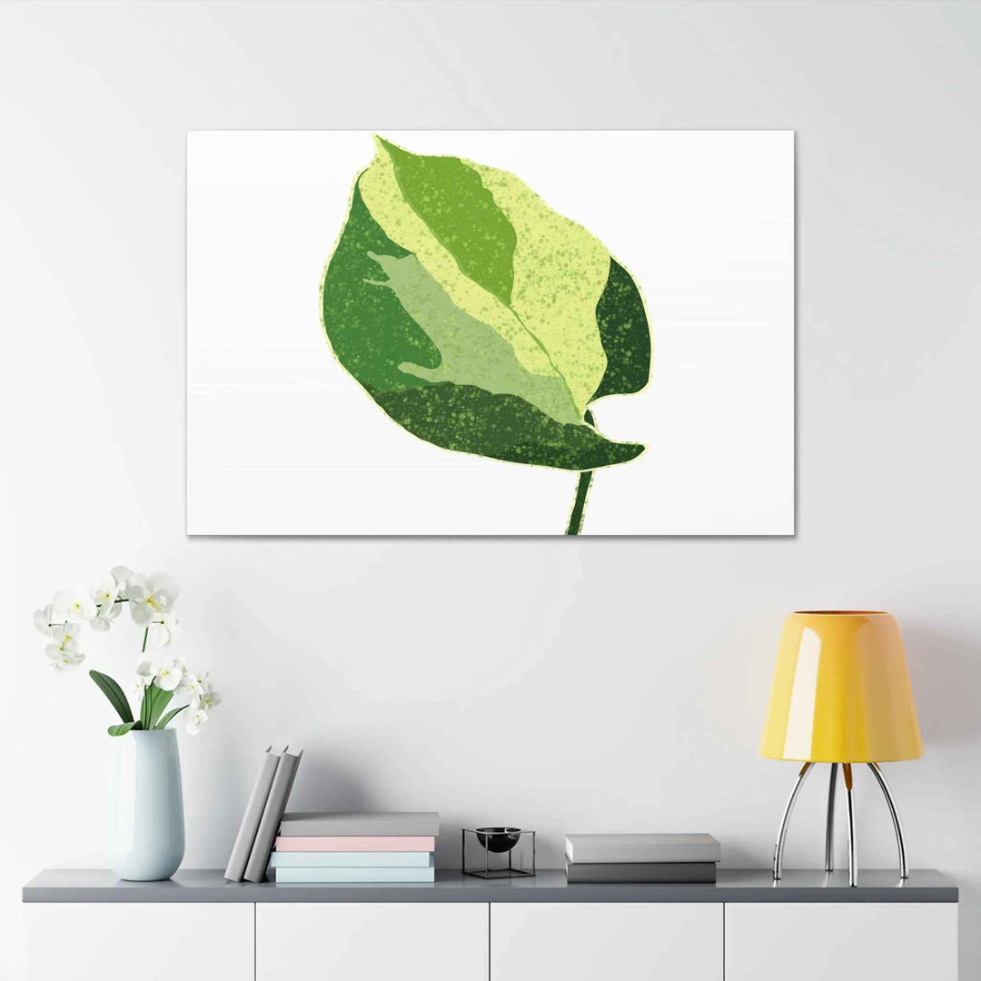 Pothos Canvas Print – Matte Finish Canvas Art Print With Durable Cotton Material