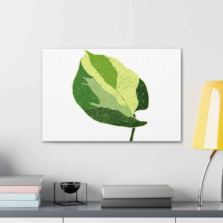 Pothos Canvas Print – Matte Finish Canvas Art Print With Durable Cotton Material