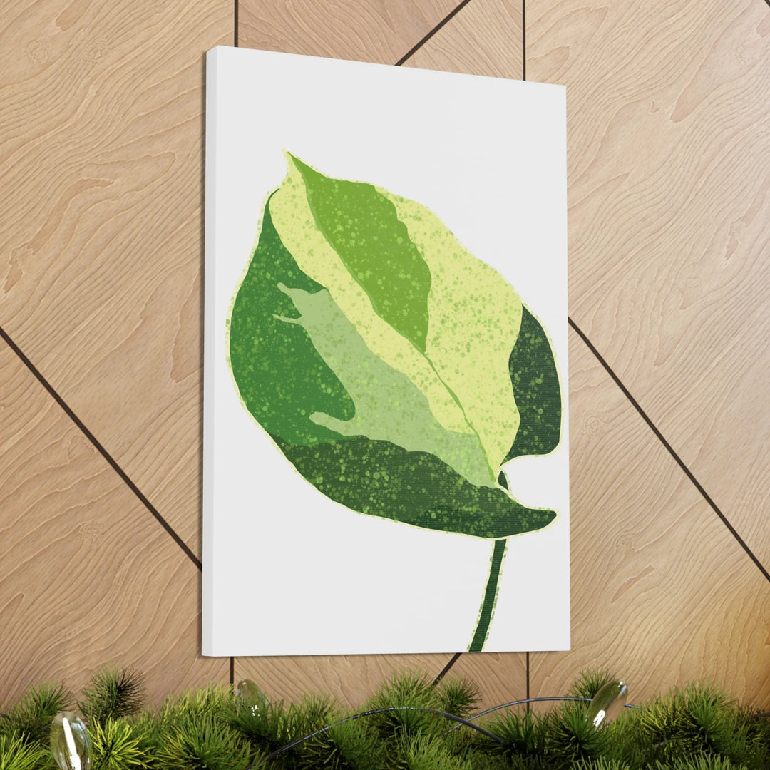 Pothos Canvas Print – Matte Finish Canvas Art Print With Durable Cotton Material - Laura Christine Photography & Design