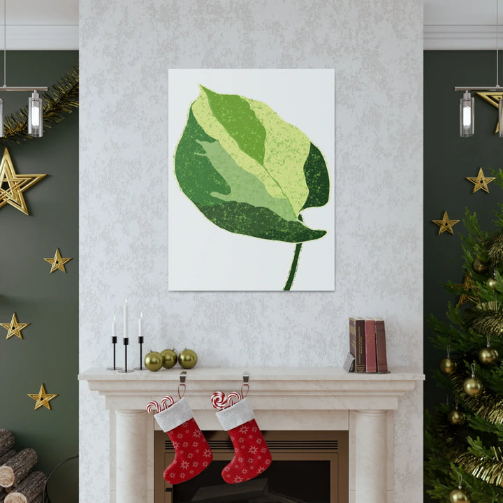 Pothos Canvas Print – Matte Finish Canvas Art Print With Durable Cotton Material - Laura Christine Photography & Design