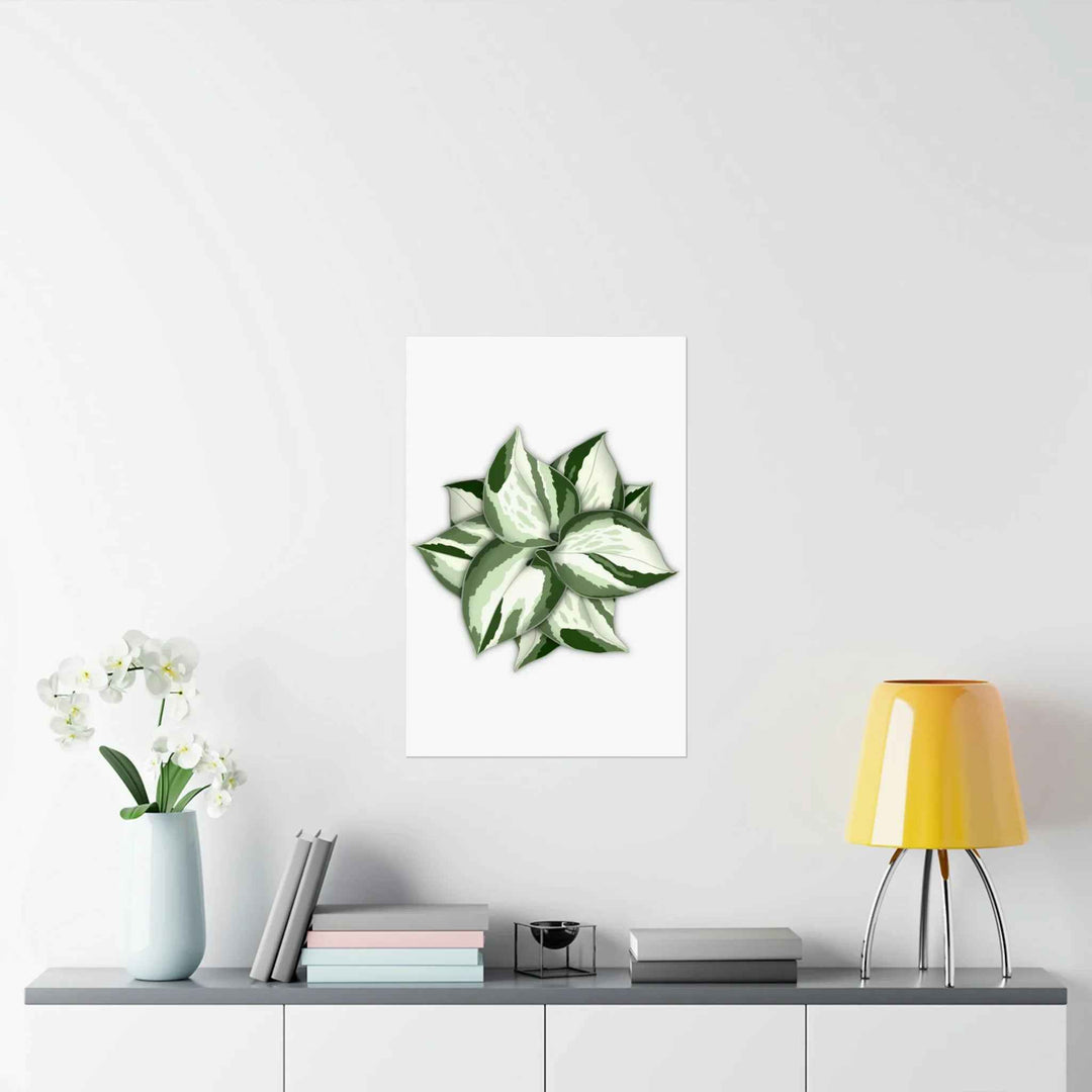Manjula Pothos Print – Botanical Wall Art | Green Leaf Wall Decor | Unframed
