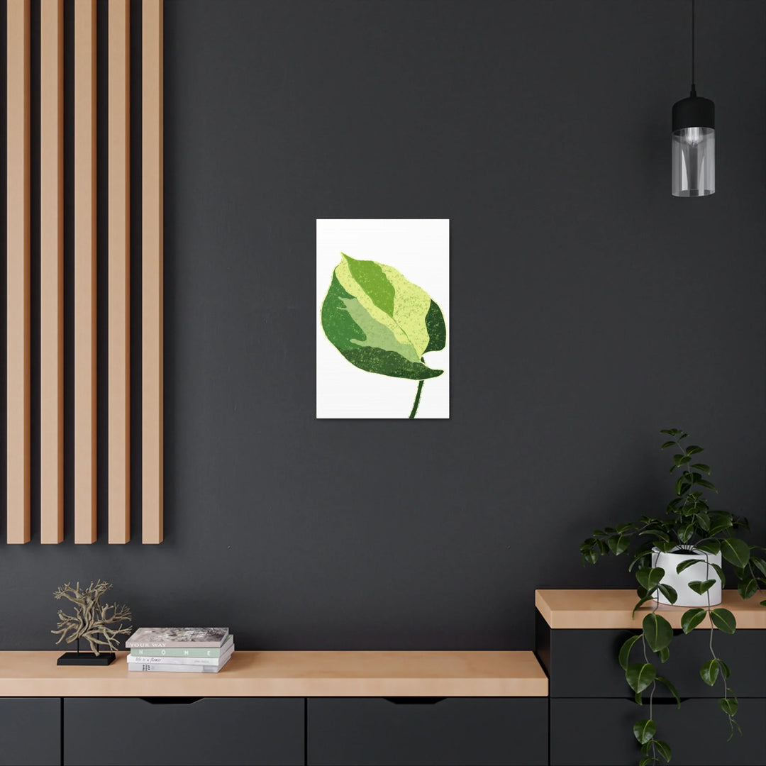 Pothos Canvas Print – Matte Finish Canvas Art Print With Durable Cotton Material - Laura Christine Photography & Design