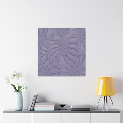 Violet Monstera Canvas