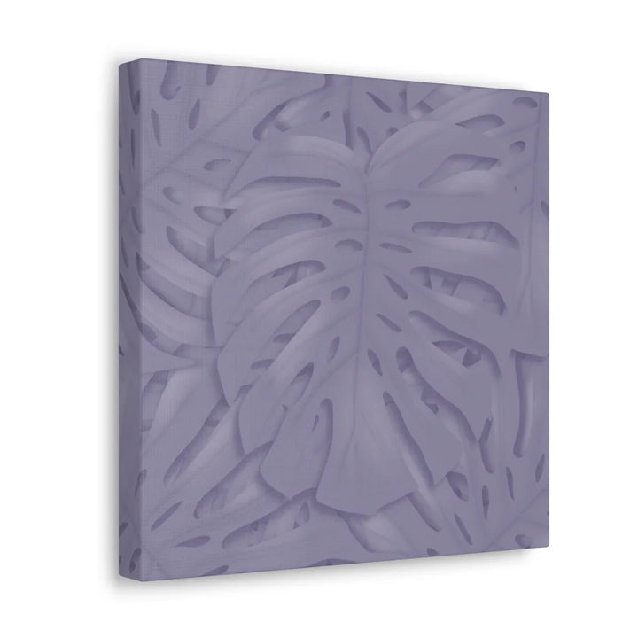 Violet Monstera Canvas – Durable Canvas Art Print With Matte Finish & Botanical Design
