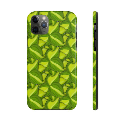 Philodendron Brasil Phone Case, Phone Case, Printify, Accessories, Glossy, iPhone Cases, Matte, Phone accessory, Phone Cases, Samsung Cases, Laura Christine Photography & Design, laurachristinedesign.com