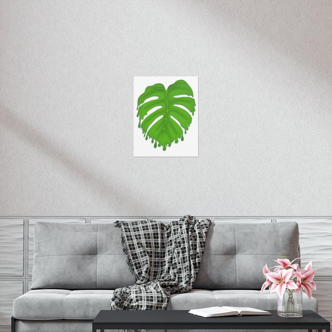 Melting Monstera Print, Poster, Laura Christine Photography & Design, Back to School, Home & Living, Indoor, Matte, Paper, Posters, Valentine's Day promotion, Laura Christine Photography & Design, laurachristinedesign.com