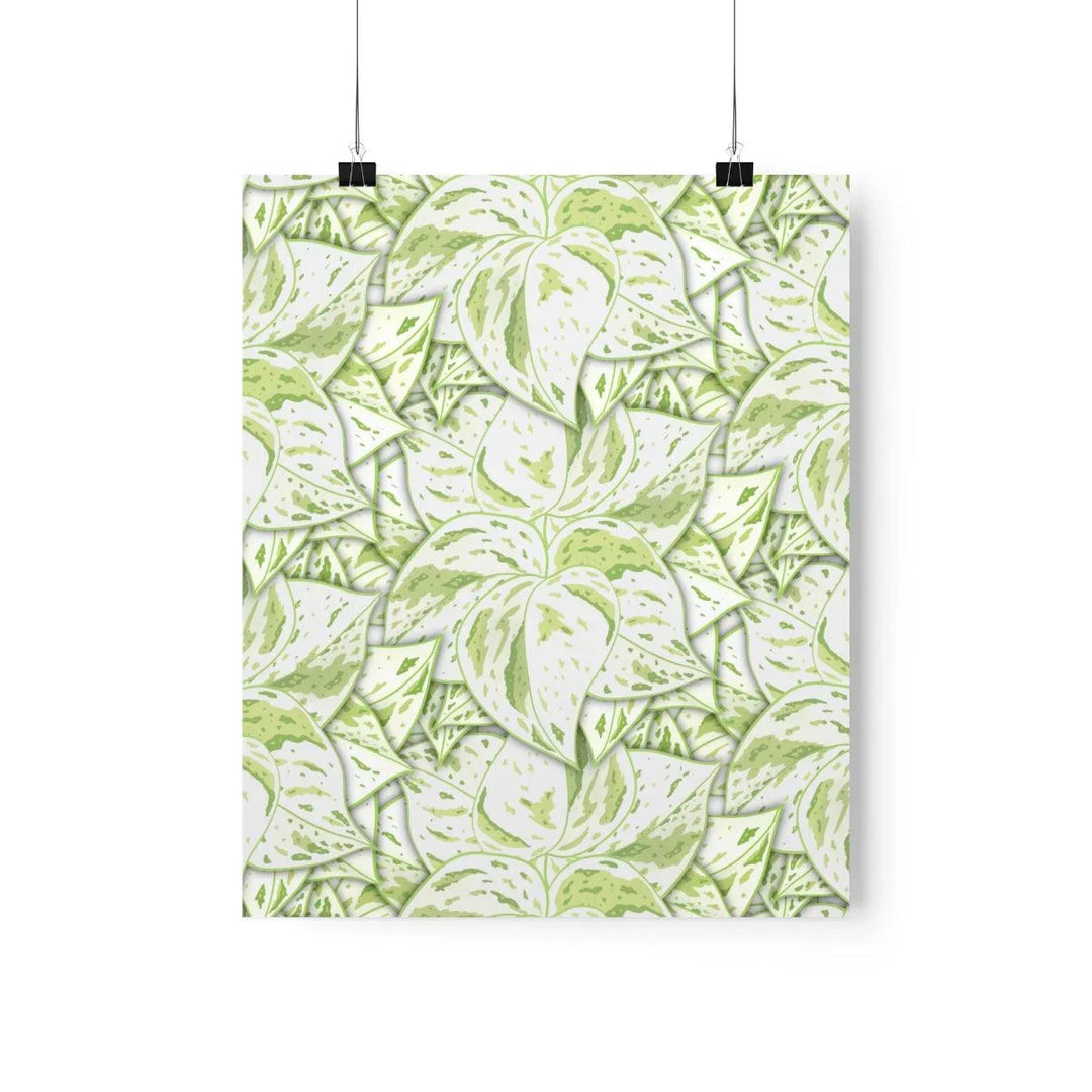 Snow Queen Pothos Print, Poster, Laura Christine Photography & Design, Back to School, Home & Living, Indoor, Matte, Paper, Posters, Valentine's Day promotion, Laura Christine Photography & Design, laurachristinedesign.com