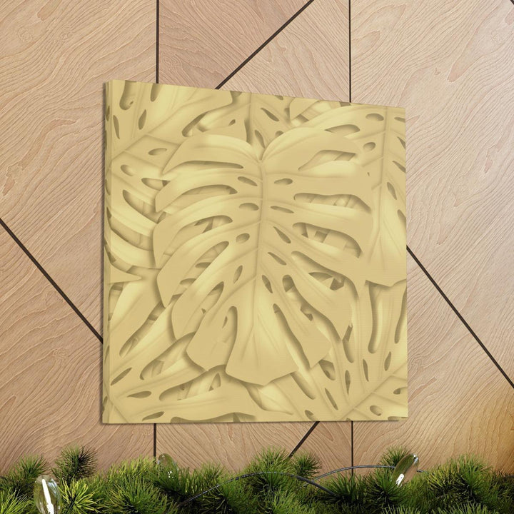 Golden Monstera Canvas, Canvas, Laura Christine Photography & Design, Art & Wall Decor, Canvas, Hanging Hardware, Home & Living, Indoor, Laura Christine Photography & Design, laurachristinedesign.com