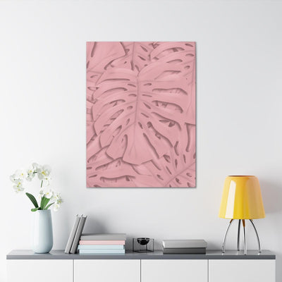 Soft Pink Monstera Canvas, Canvas, Laura Christine Photography & Design, Art & Wall Decor, Canvas, Hanging Hardware, Home & Living, Indoor, Laura Christine Photography & Design, laurachristinedesign.com