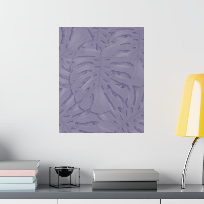 Violet Monstera Print, Poster, Laura Christine Photography & Design, Back to School, Home & Living, Indoor, Matte, Paper, Posters, Valentine&