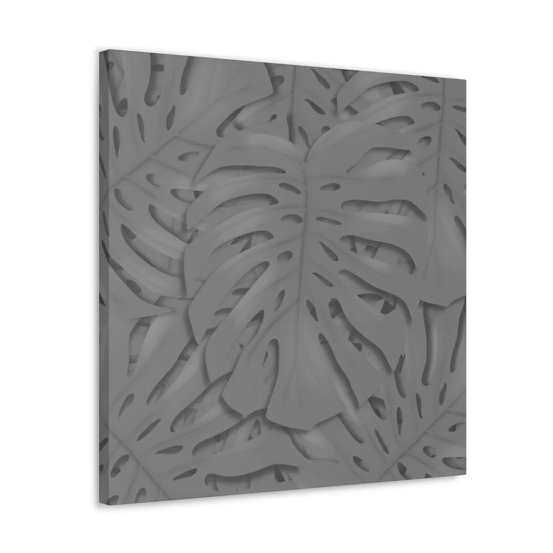 Monstera Canvas Art - Durable Matte Finish Canvas Art Print | Tropical Leaf Wall Decor