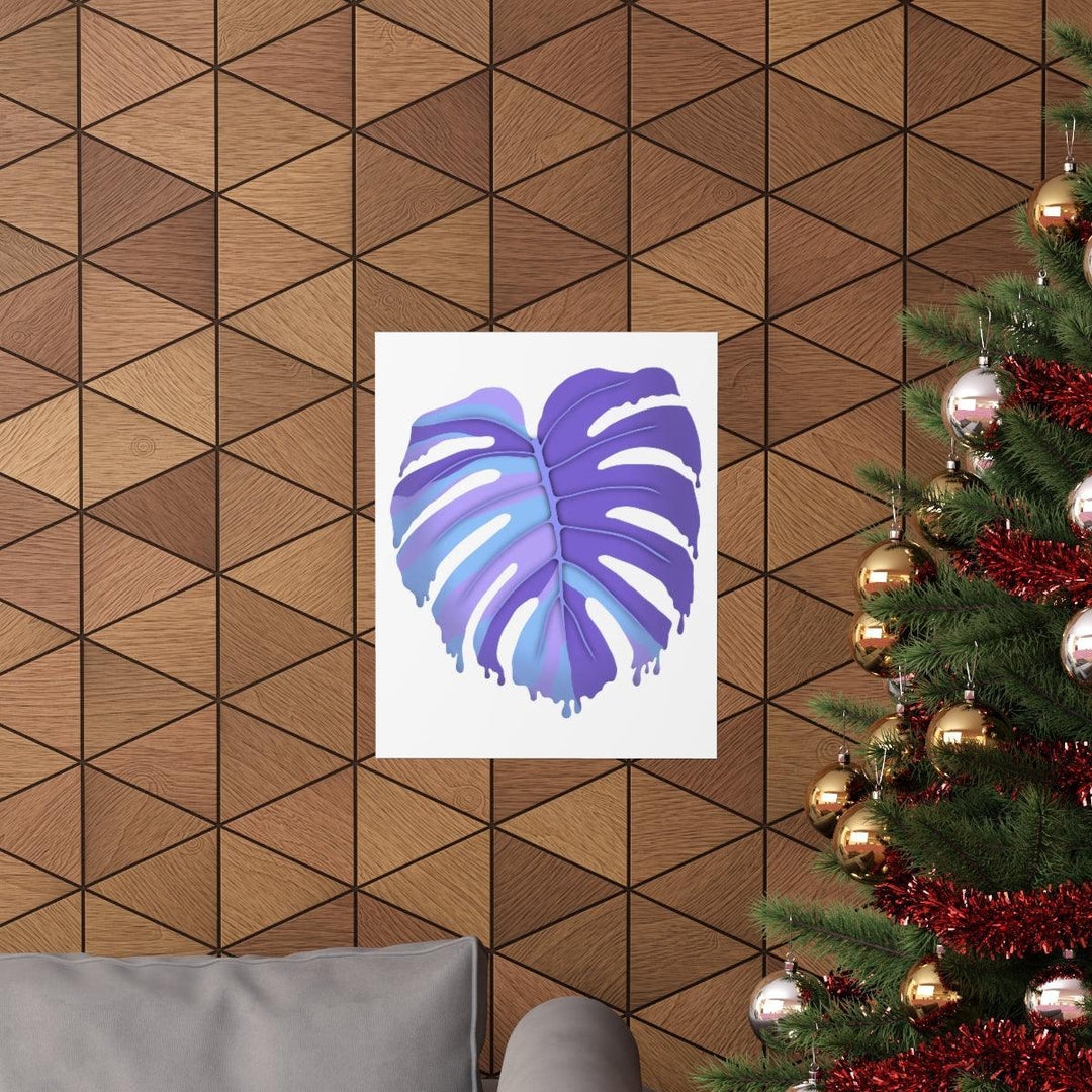Melting Monstera, Purple - Print, Poster, Laura Christine Photography & Design, Back to School, Home & Living, Indoor, Matte, Paper, Posters, Valentine's Day promotion, Laura Christine Photography & Design, laurachristinedesign.com