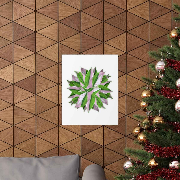 Tricolor Syngonium Print - Botanical Poster on Museum Grade Paper | Archival Ink Unframed