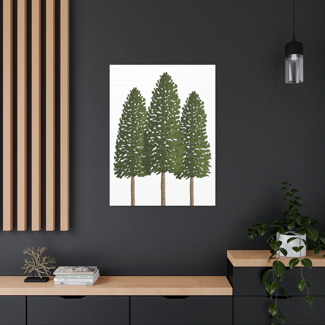 Ponderosa Pine Canvas - Large Stretched Cotton Canvas Art Print With Matte Finish