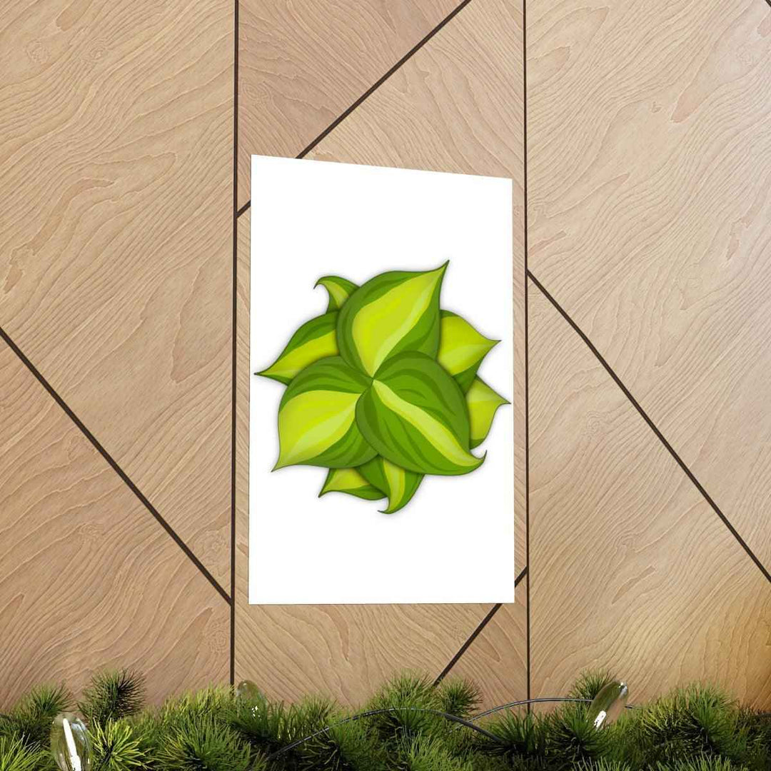 Philodendron Brasil Print – Botanical Wall Art on Museum Grade Paper Poster Unframed