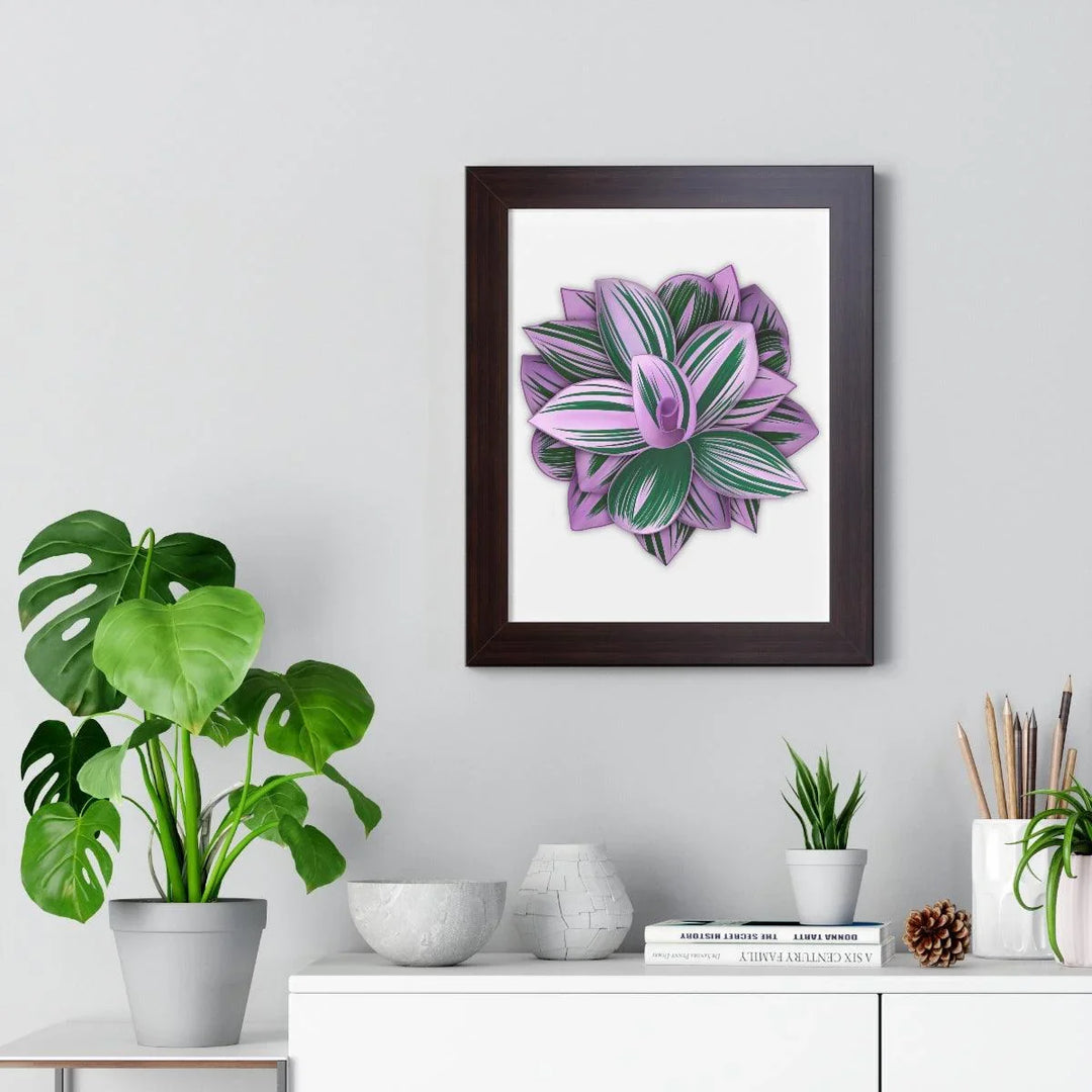 Tradescantia Nanouk Framed Print, Poster, Laura Christine Photography & Design, Framed, Home & Living, Indoor, Paper, Posters, Laura Christine Photography & Design, laurachristinedesign.com