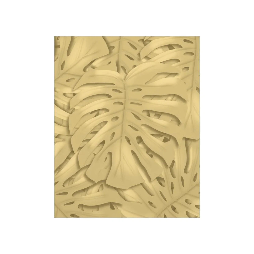 Golden Monstera Pattern Print, Poster, Laura Christine Photography & Design, Back to School, Home & Living, Indoor, Matte, Paper, Posters, Valentine's Day promotion, Laura Christine Photography & Design, laurachristinedesign.com