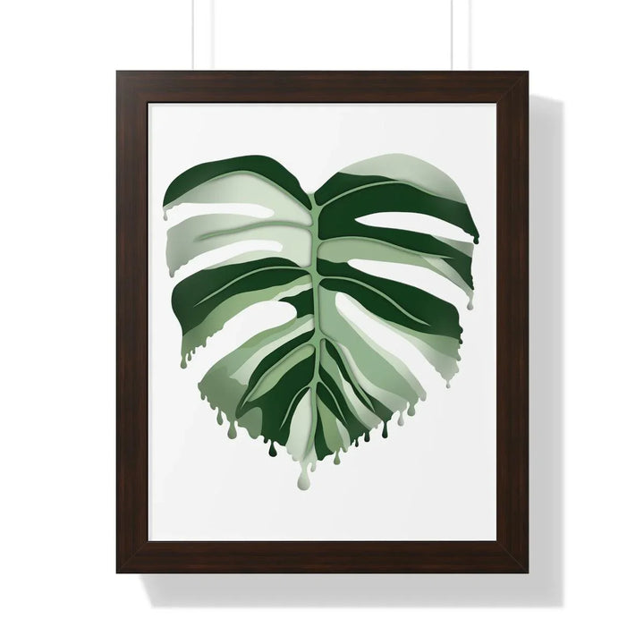 Melting Monstera (Albo) Framed Print, Poster, Laura Christine Photography & Design, Framed, Home & Living, Indoor, Paper, Posters, Laura Christine Photography & Design, laurachristinedesign.com