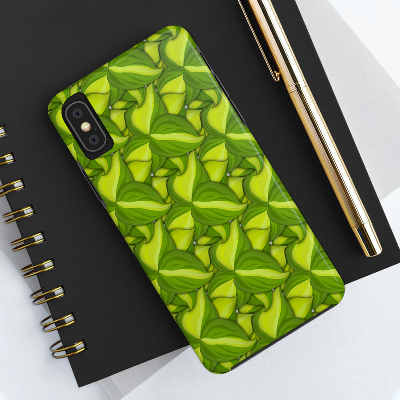 Philodendron Brasil Phone Case, Phone Case, Printify, Accessories, Glossy, iPhone Cases, Matte, Phone accessory, Phone Cases, Samsung Cases, Laura Christine Photography & Design, laurachristinedesign.com