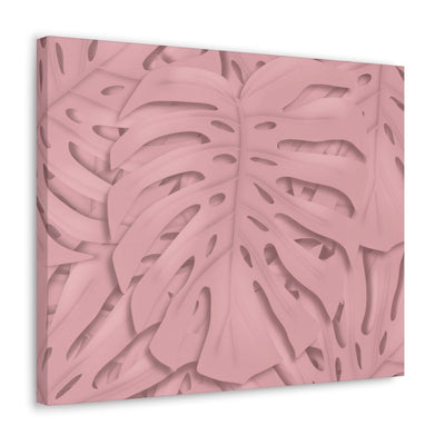 Soft Pink Monstera Canvas, Canvas, Laura Christine Photography & Design, Art & Wall Decor, Canvas, Hanging Hardware, Home & Living, Indoor, Laura Christine Photography & Design, laurachristinedesign.com