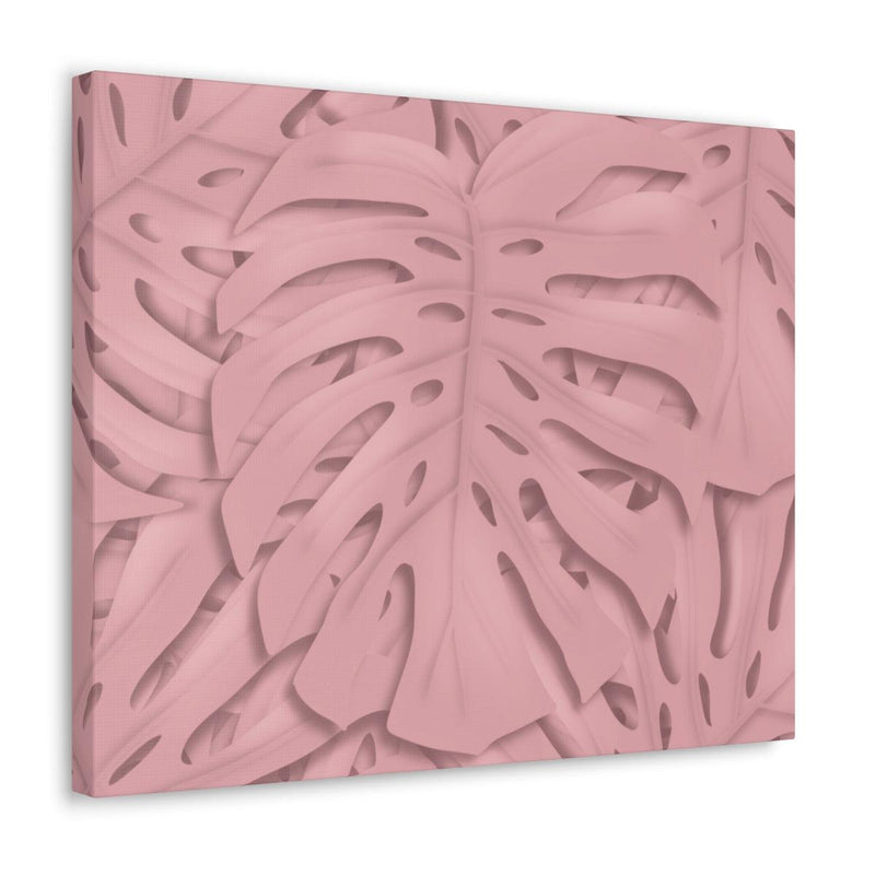 Soft Pink Monstera Canvas, Canvas, Laura Christine Photography & Design, Art & Wall Decor, Canvas, Hanging Hardware, Home & Living, Indoor, Laura Christine Photography & Design, laurachristinedesign.com