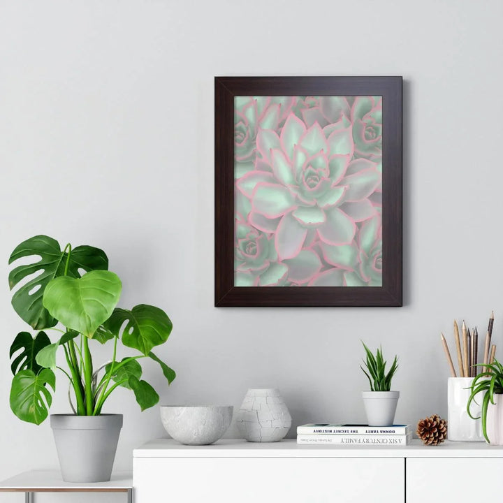 Echeveria Violet Queen Succulent Framed Print, Poster, Laura Christine Photography & Design, Framed, Home & Living, Indoor, Paper, Posters, Laura Christine Photography & Design, laurachristinedesign.com