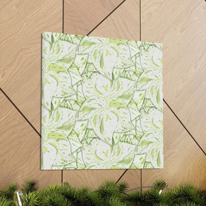 Snow Queen Pothos Canvas, Canvas, Laura Christine Photography & Design, Art & Wall Decor, Canvas, Hanging Hardware, Home & Living, Indoor, Laura Christine Photography & Design, laurachristinedesign.com