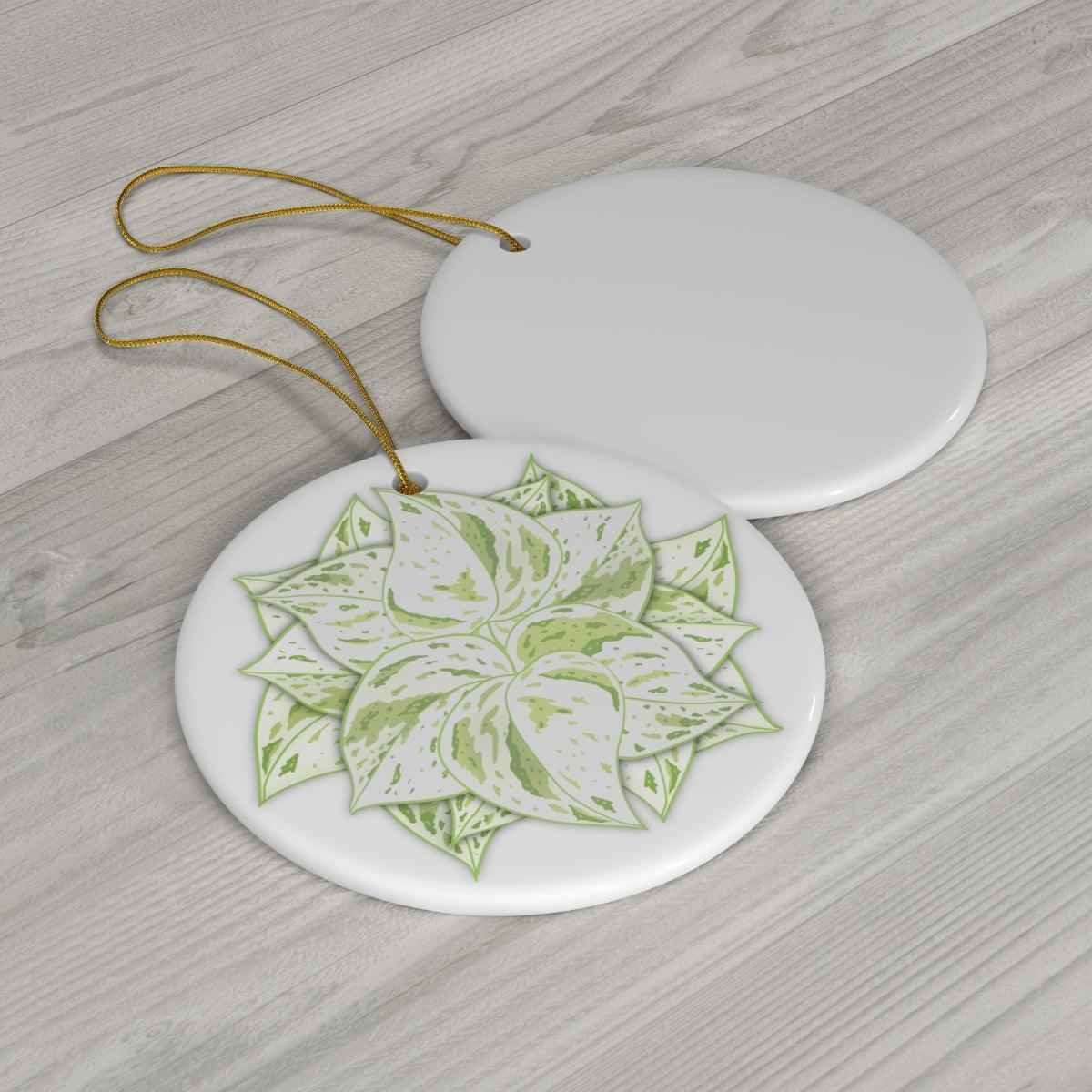 POS Snow Queen Ceramic Ornament