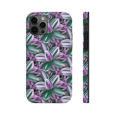 Tradescantia Nanouk Phone Case, Phone Case, Printify, Accessories, Glossy, iPhone Cases, Matte, Phone accessory, Phone Cases, Samsung Cases, Laura Christine Photography & Design, laurachristinedesign.com