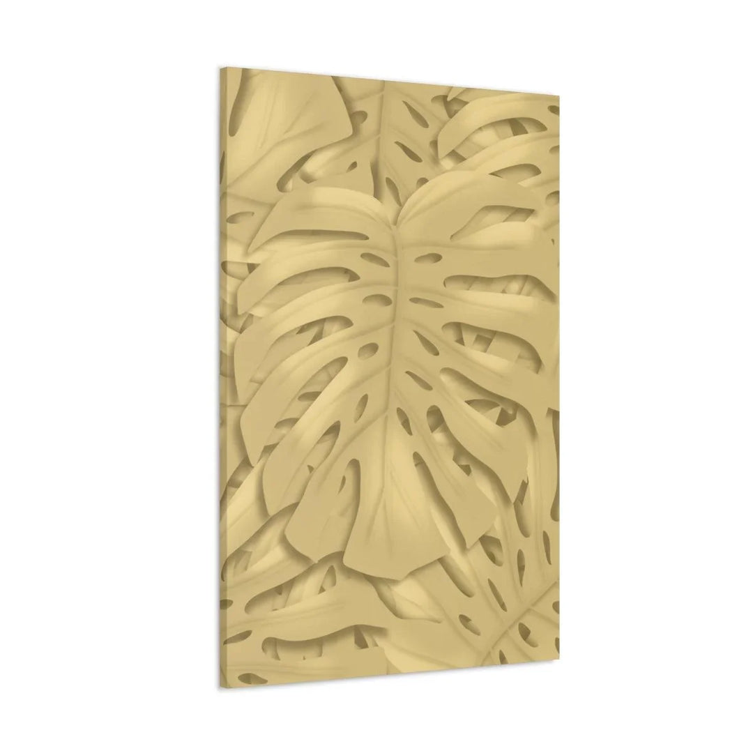 Golden Monstera Canvas, Canvas, Laura Christine Photography & Design, Art & Wall Decor, Canvas, Hanging Hardware, Home & Living, Indoor, Laura Christine Photography & Design, laurachristinedesign.com