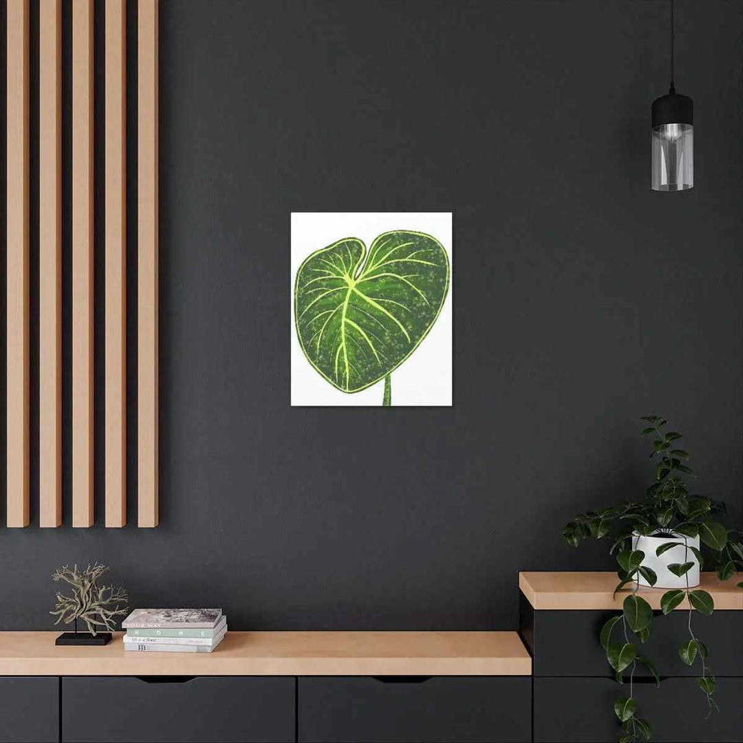 Philodendron Gloriosum Canvas - Stretched Canvas Art Print | Matte Indoor Wall Art