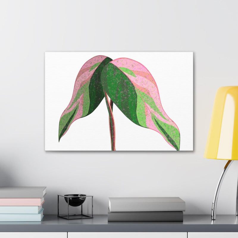 Pink Princess Philodendron Canvas, Canvas, Laura Christine Photography & Design, Art & Wall Decor, Canvas, Hanging Hardware, Home & Living, Indoor, Laura Christine Photography & Design, laurachristinedesign.com