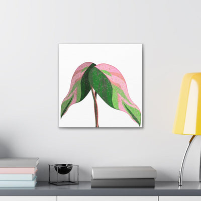 Pink Princess Philodendron Canvas, Canvas, Laura Christine Photography & Design, Art & Wall Decor, Canvas, Hanging Hardware, Home & Living, Indoor, Laura Christine Photography & Design, 