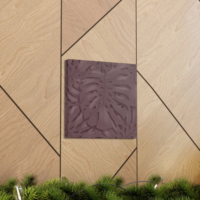 Merlot Monstera Canvas