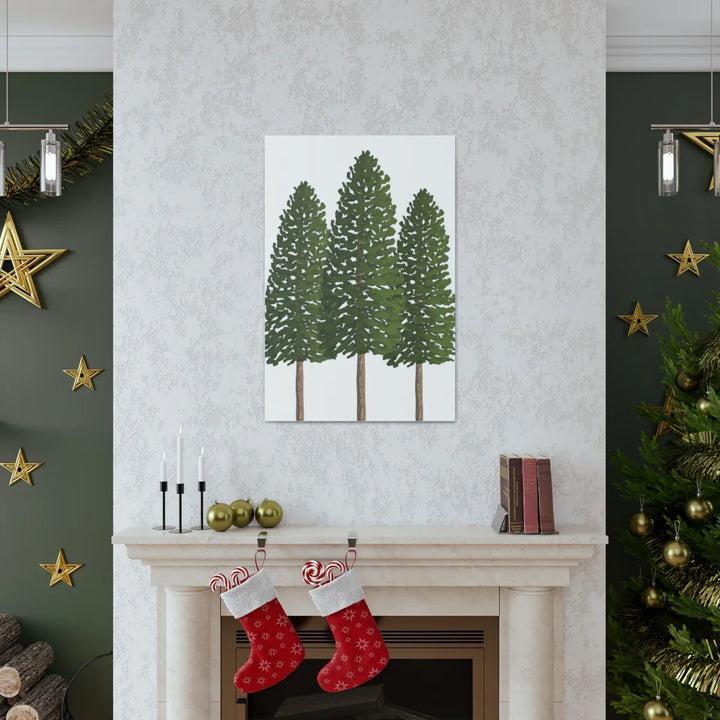 Ponderosa Pine Canvas - Large Stretched Cotton Canvas Art Print With Matte Finish