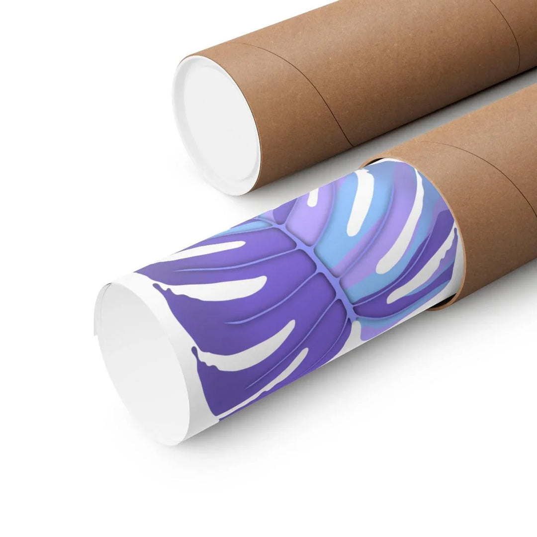 Melting Monstera, Purple - Print, Poster, Laura Christine Photography & Design, Back to School, Home & Living, Indoor, Matte, Paper, Posters, Valentine's Day promotion, Laura Christine Photography & Design, laurachristinedesign.com