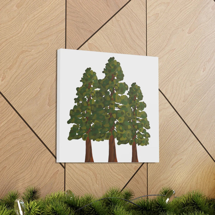 Coastal Redwoods Canvas - Stretched Cotton Canvas Art Print | Matte Finish Wall Hanging Artwork