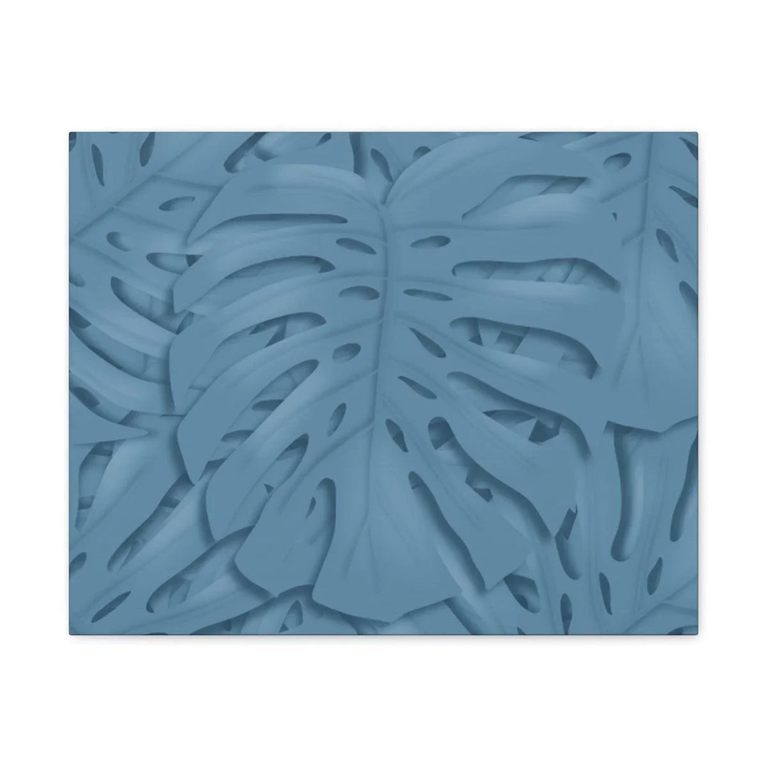 Cerulean Blue Monstera Canvas, Canvas, Laura Christine Photography & Design, Art & Wall Decor, Canvas, Hanging Hardware, Home & Living, Indoor, Laura Christine Photography & Design, laurachristinedesign.com