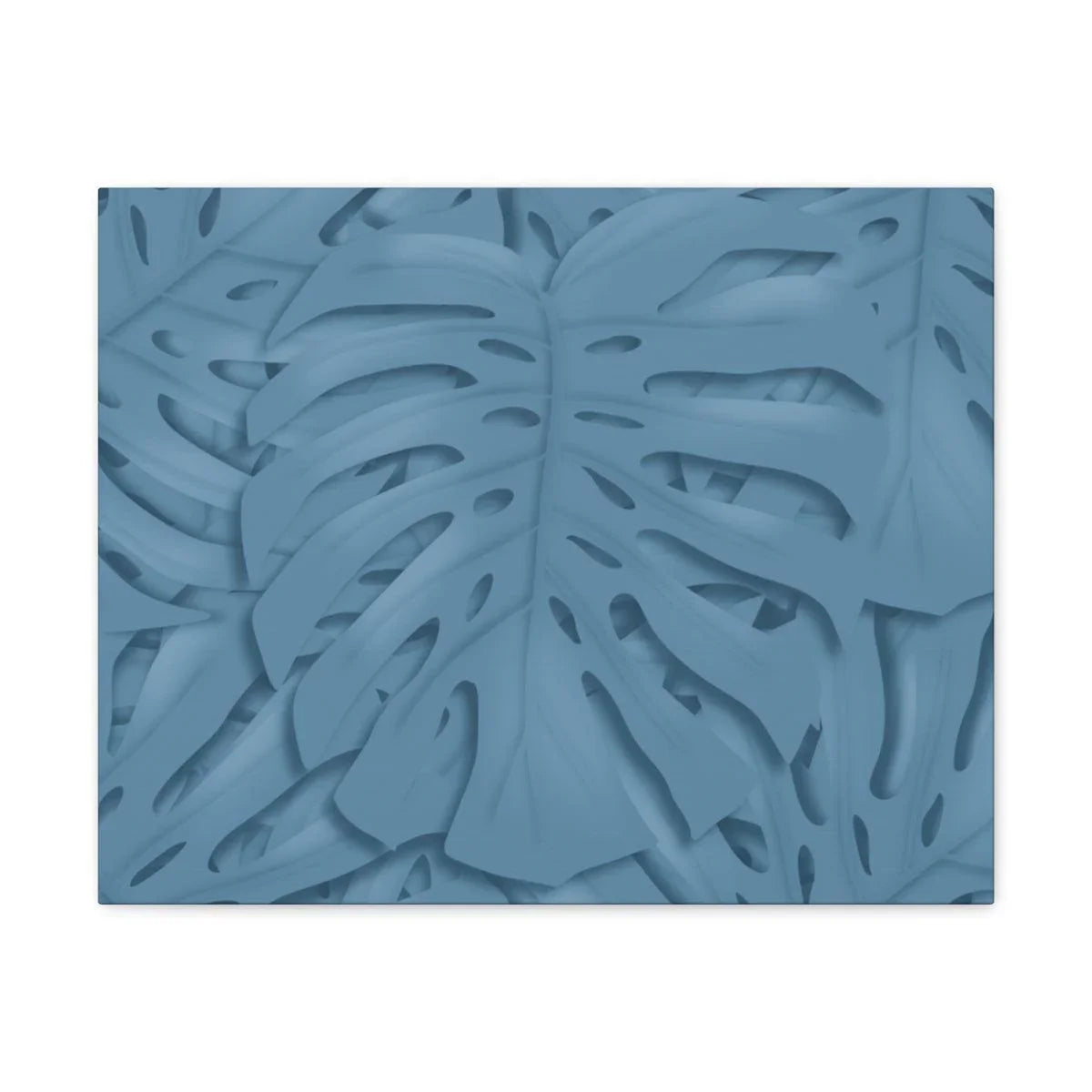 Cerulean Blue Monstera Canvas, Canvas, Laura Christine Photography & Design, Art & Wall Decor, Canvas, Hanging Hardware, Home & Living, Indoor, Laura Christine Photography & Design, laurachristinedesign.com