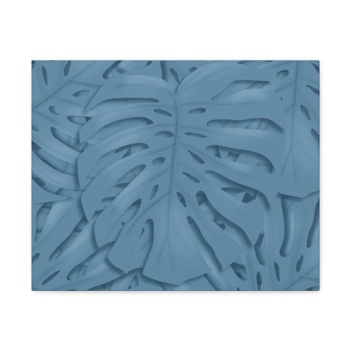 Cerulean Blue Monstera Canvas, Canvas, Laura Christine Photography & Design, Art & Wall Decor, Canvas, Hanging Hardware, Home & Living, Indoor, Laura Christine Photography & Design, laurachristinedesign.com