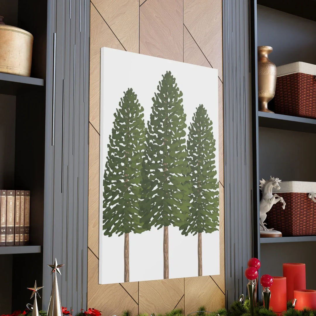 Ponderosa Pine Canvas - Large Stretched Cotton Canvas Art Print With Matte Finish