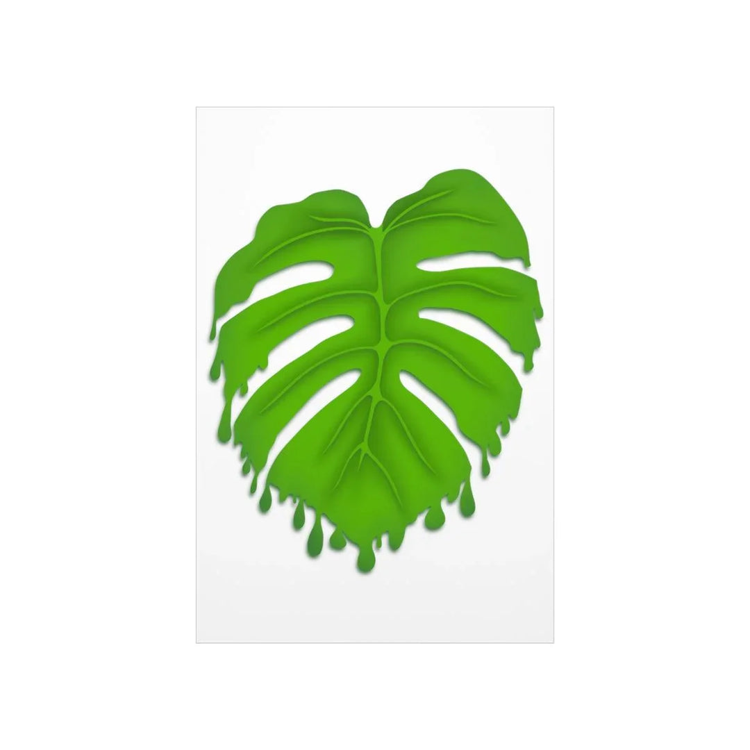 Melting Monstera Print, Poster, Laura Christine Photography & Design, Back to School, Home & Living, Indoor, Matte, Paper, Posters, Valentine's Day promotion, Laura Christine Photography & Design, laurachristinedesign.com