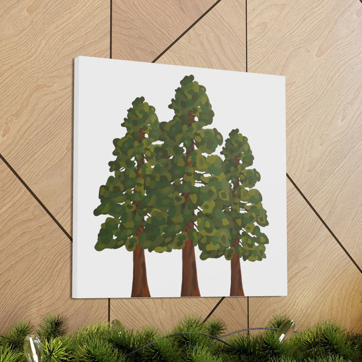 Coastal Redwoods Canvas - Stretched Cotton Canvas Art Print | Matte Finish Wall Hanging Artwork