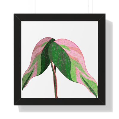 Pink Princess Philodendron Framed Print, Poster, Laura Christine Photography & Design, Framed, Home & Living, Indoor, Paper, Posters, Laura Christine Photography & Design, laurachristinedesign.com